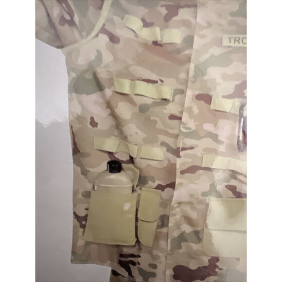 Combat Soldier Boys Halloween Costume CHILD Small 4-6, 5pc: Jacket, Helmet, Pant - Picture 14 of 16